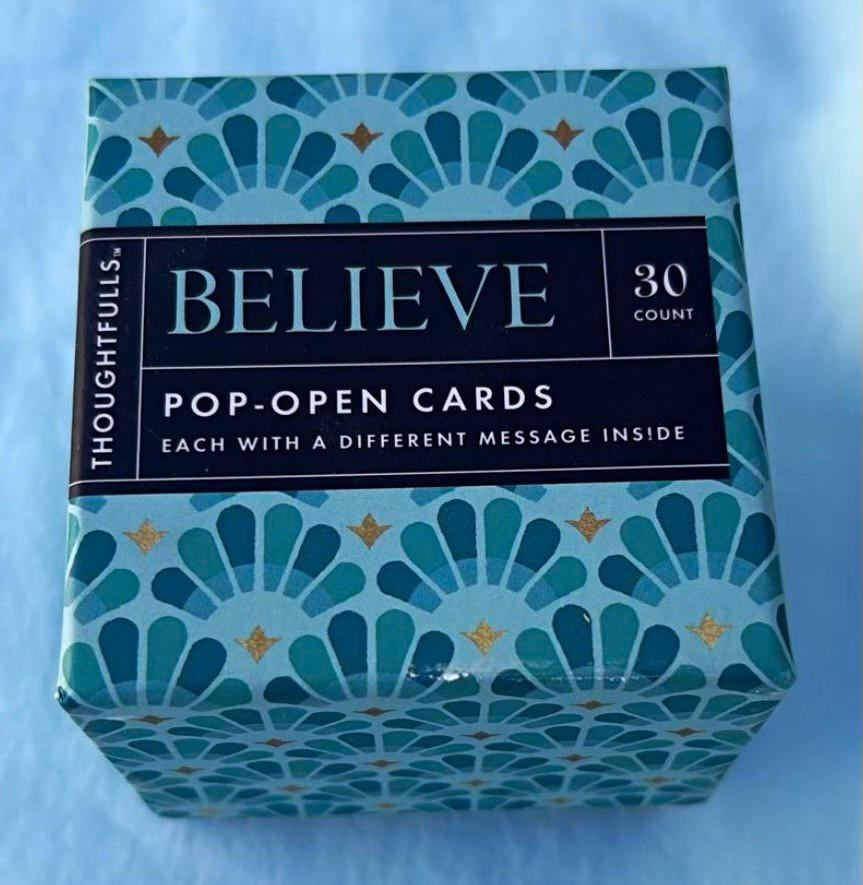 Compendium ThoughtFulls Believe Inspirational Pop-Open Cards Box Set 30 Ct