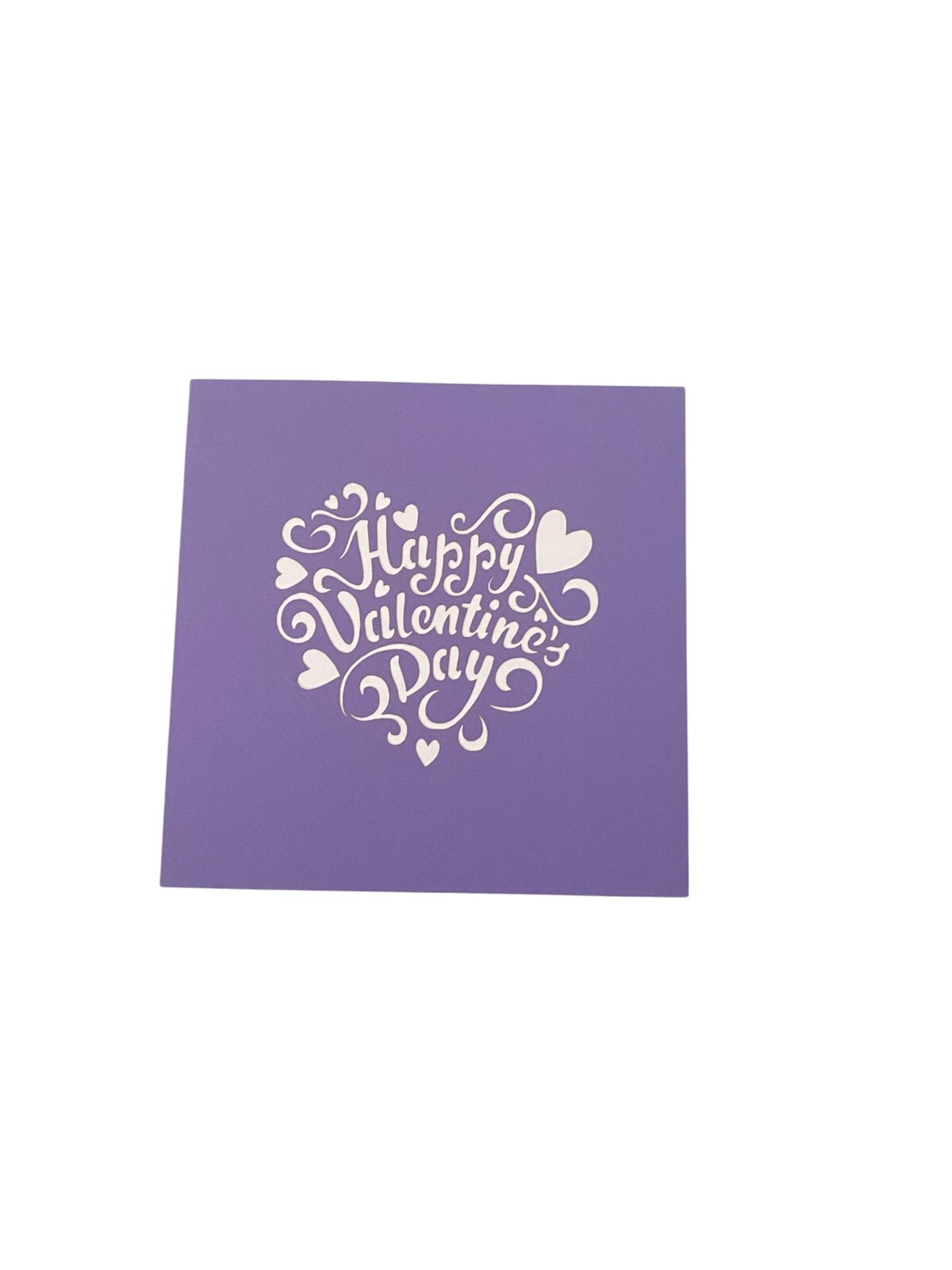 3D Happy Valentines Day Pop Up Card