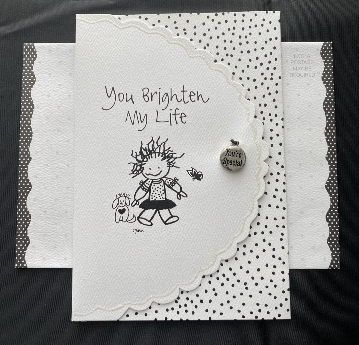 Marci Blue Mountain Arts You Brighten my Life You”re special Charm
