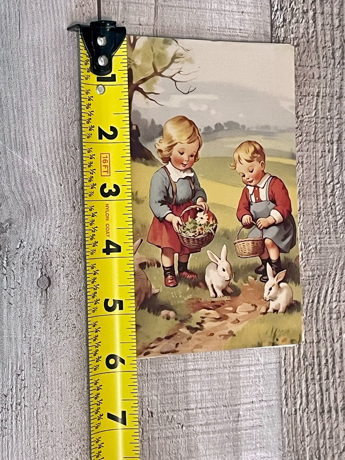 Kids Easter Retro Style Vintage Greeting Postcards, Book Marker 4×6 (20)