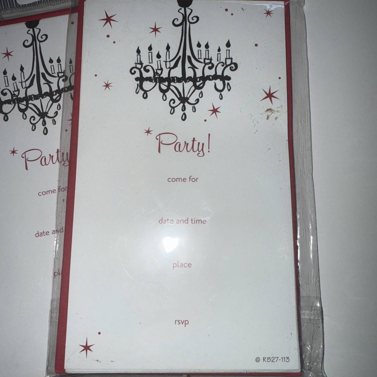 Halloween Party Invitation Cards, Elegant Gothic Theme, 30 Invites & envelopes