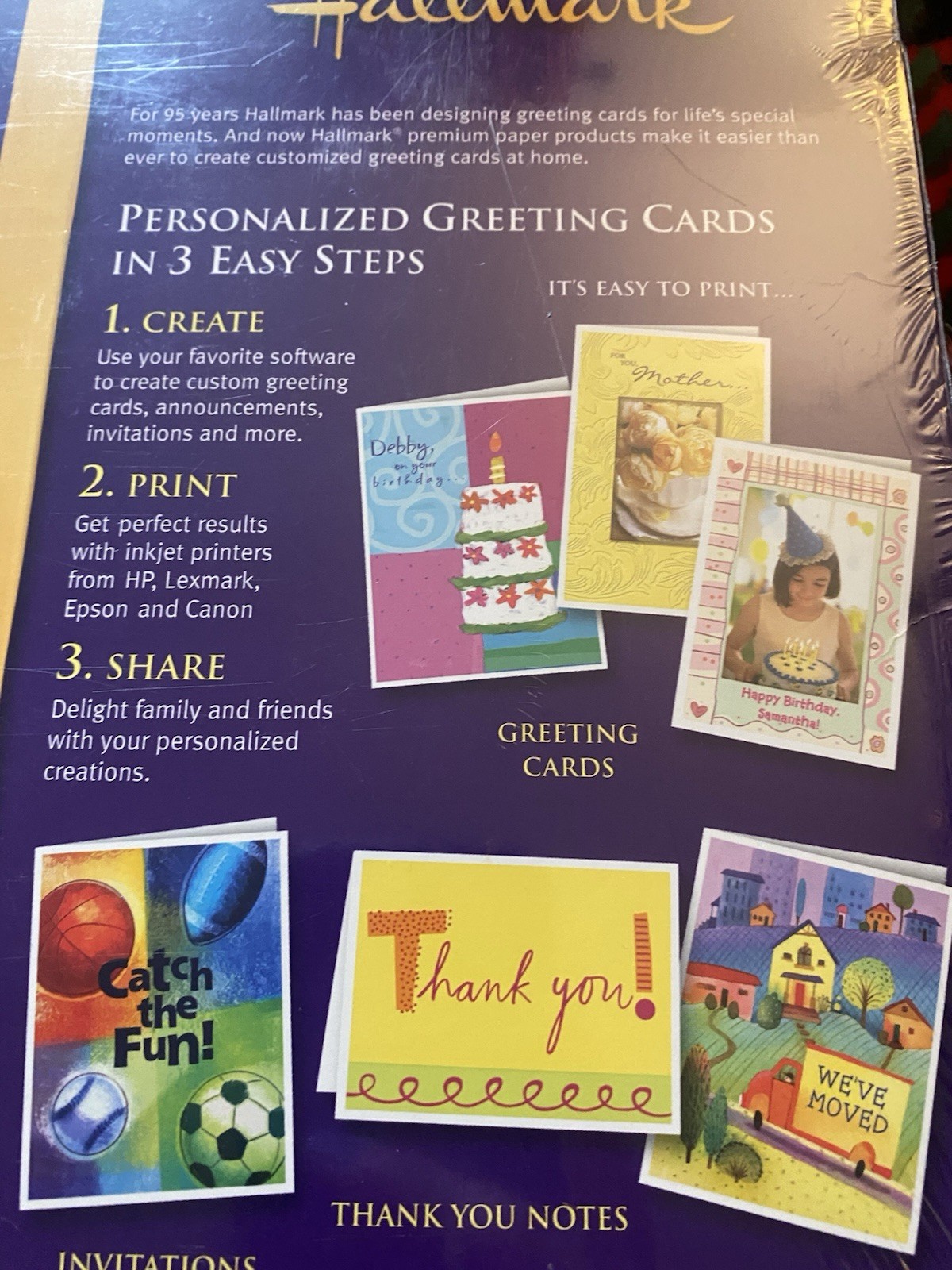 Hallmark Premium White Blank Greeting Cards Set of 20. New Sealed