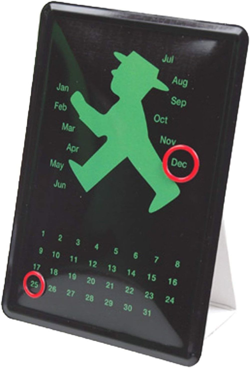 Tin postcard – 3 x 6 in – Ampelmann gruen