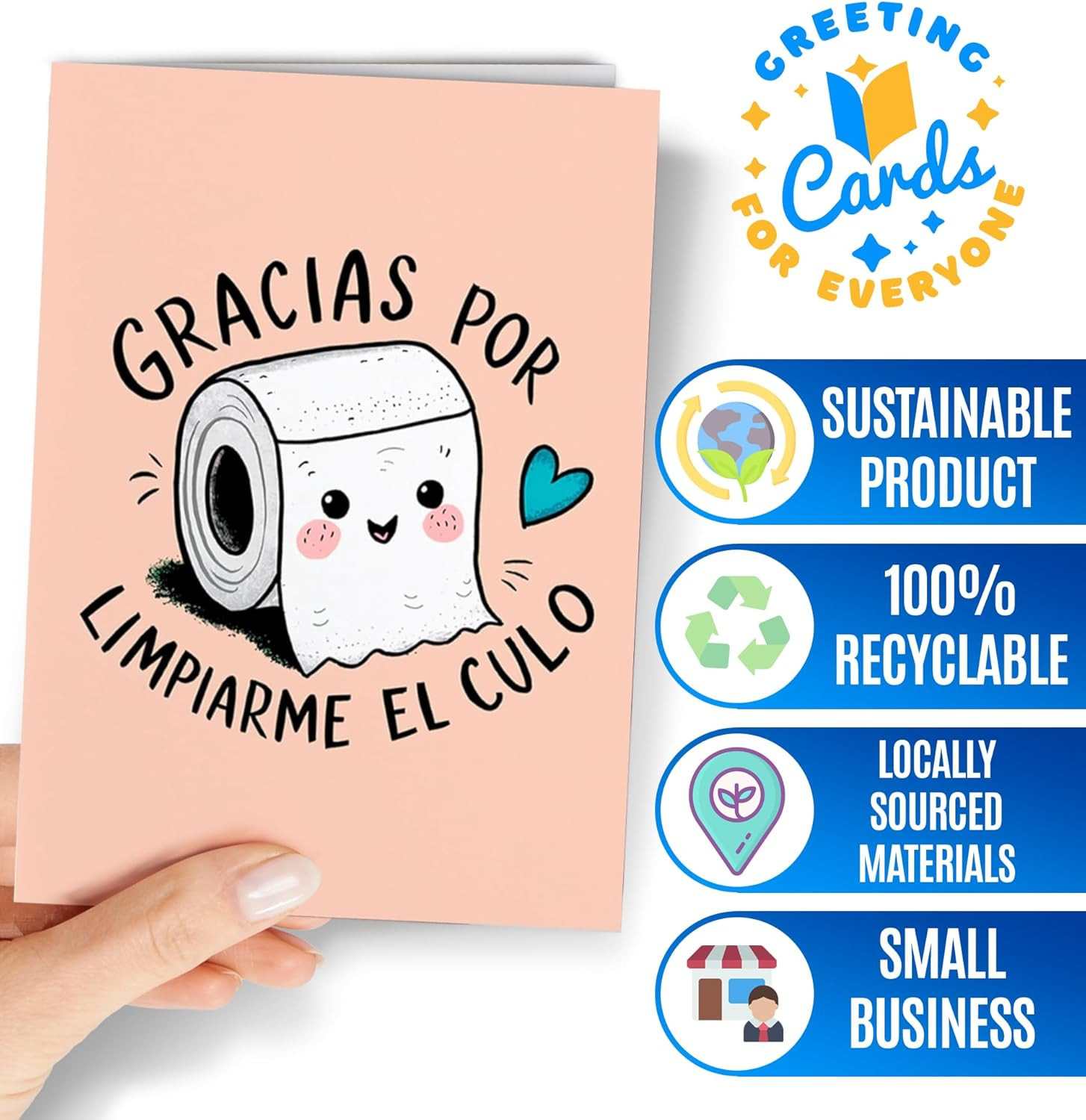 Spanish Greeting Card for Mom or Dad – Father’S Day or Mother’S Day Card