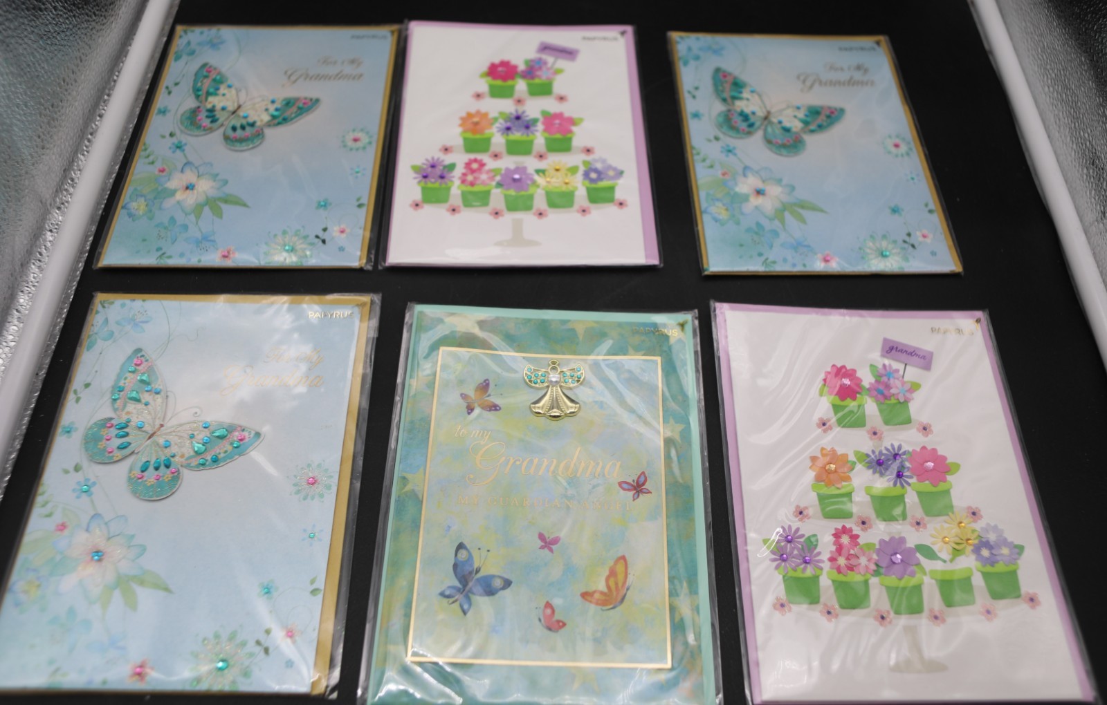 Lot 11 NEW Papyrus Fancy Greeting Cards 3D Mother Day & Grandmother embellished