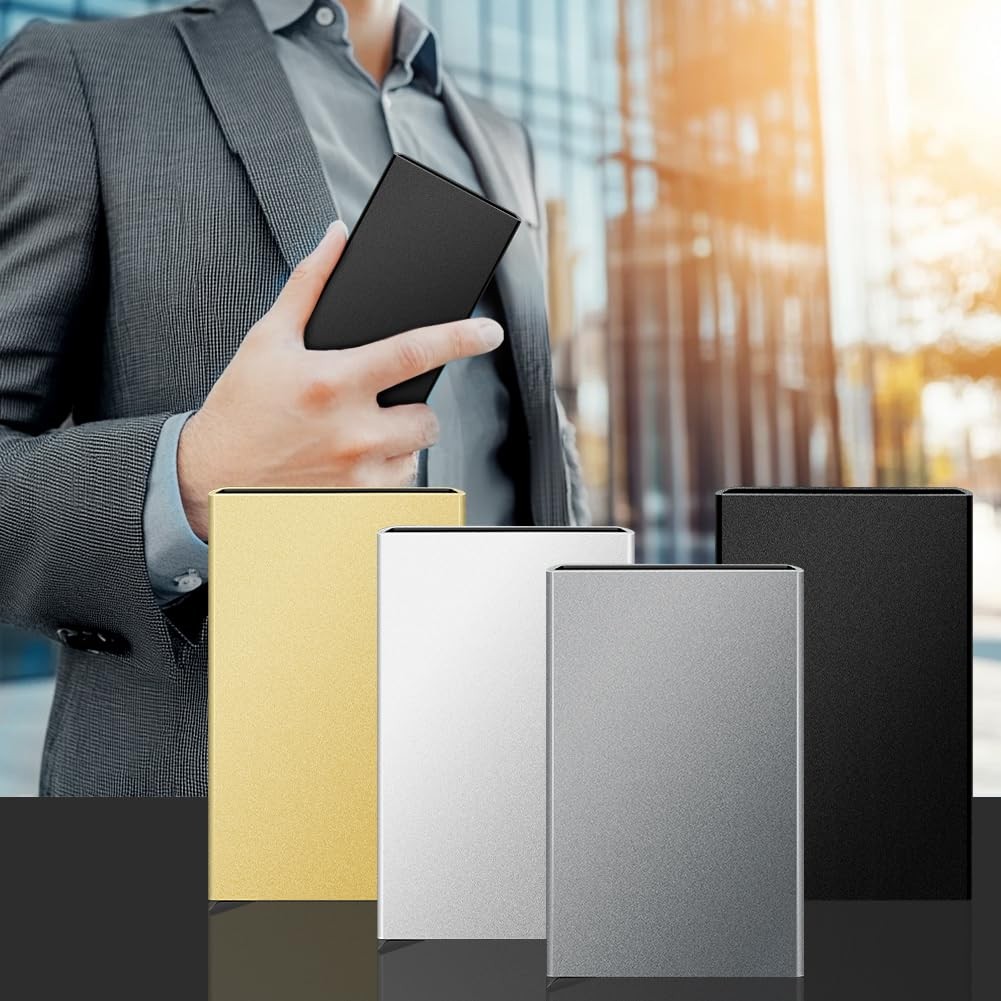 Slim Minimalist Wallet, Front Pocket Wallets, RFID Blocking, Credit for Men-B…