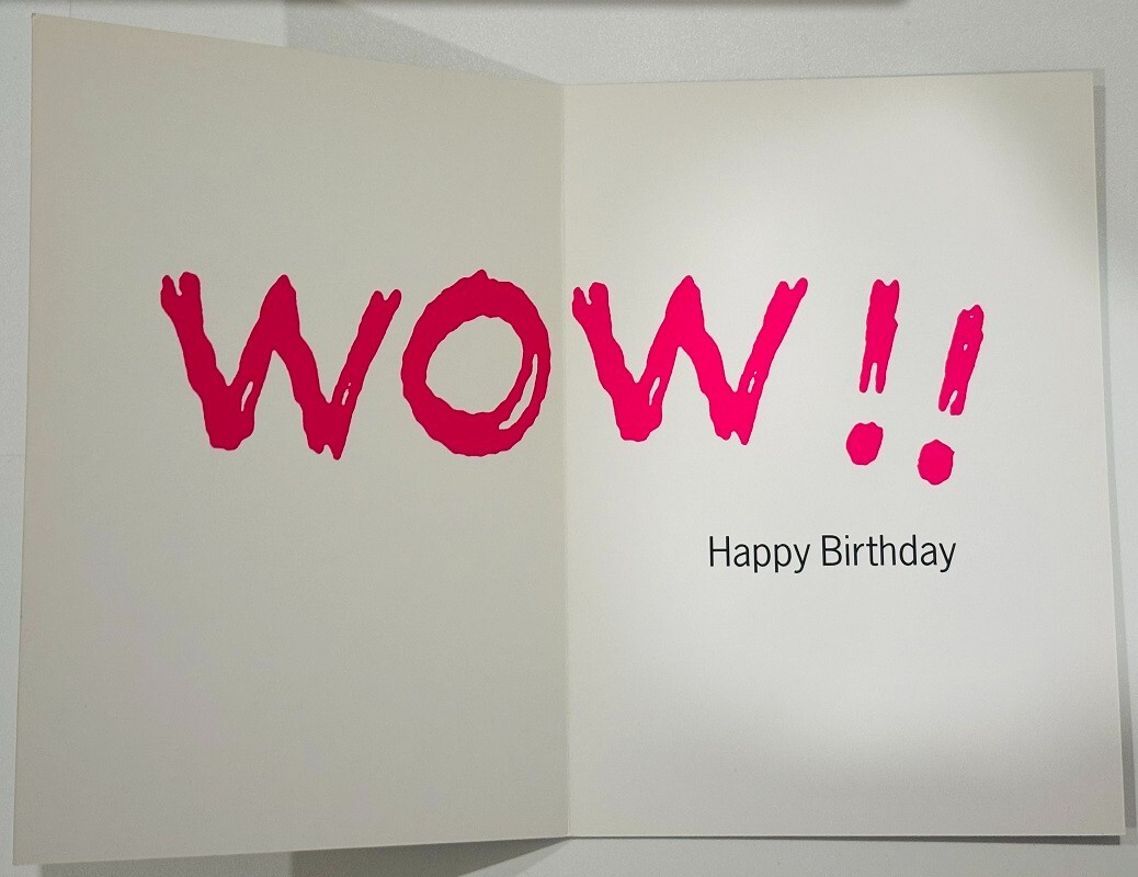 SNOOPY PEANUTS Ink Group Rare Vintage 60th Happy Birthday Card Fast Postage