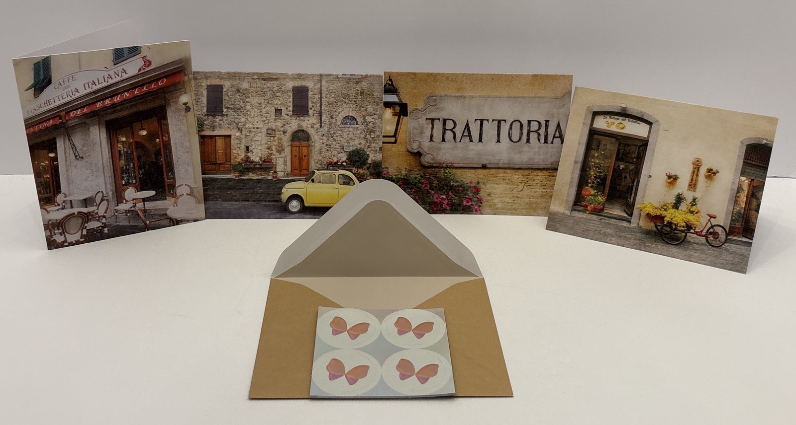 Paper Destiny Ciao Italia Boxed Note Cards 20 Cards 4 Designs Italy New