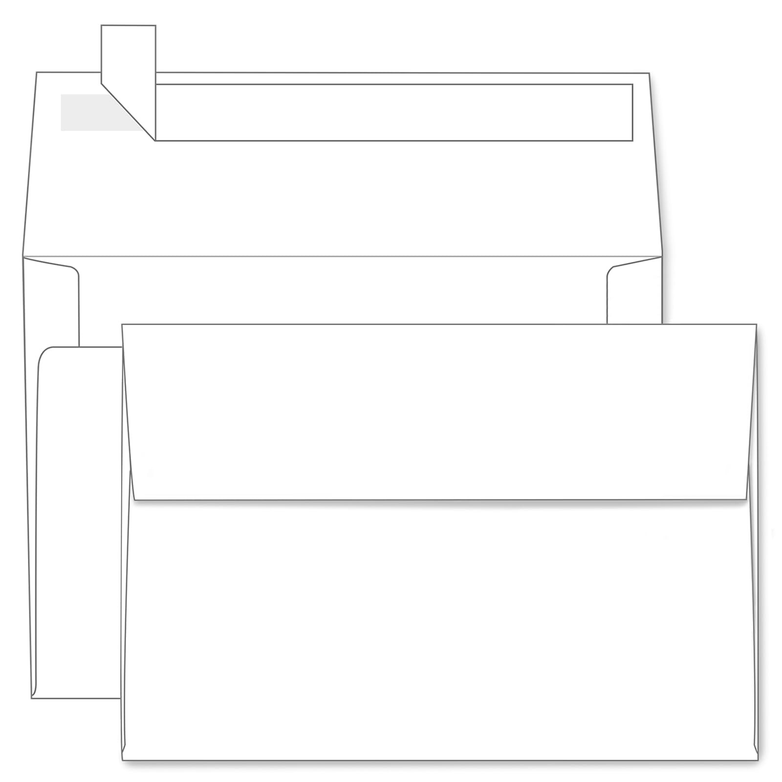 A4 White Envelopes 4×6 100 Pack, 4.25 x 6.25 Invitation Envelopes Self Seal,1…