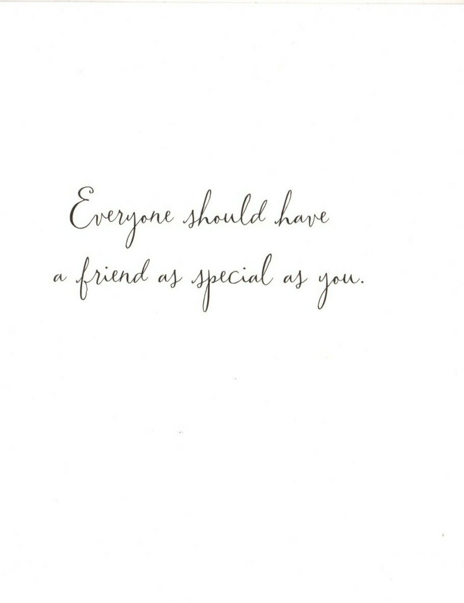 Everyone Should Have A Special Friend Friendship Theme Hallmark Greeting Card