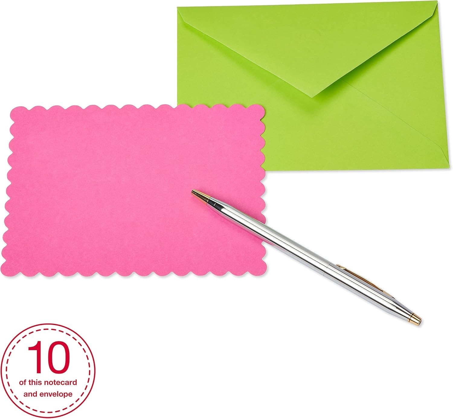 Single Panel Blank Cards with Envelopes, Bright Colors, Patterns and Shapes 4…
