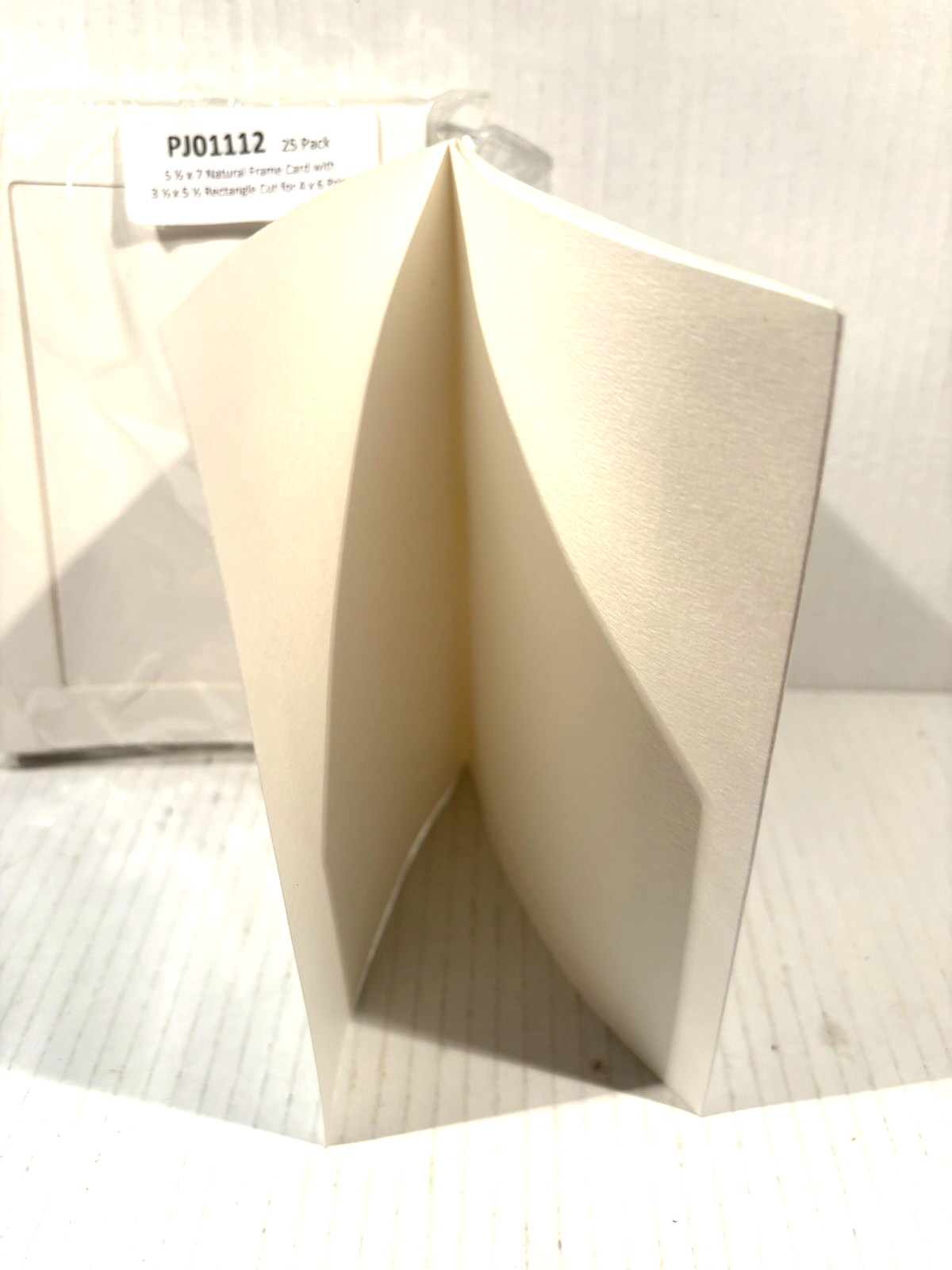 Natural Frame Cards Paper Frames Photo Holder for 4×6 Inch Photos 25 Pack New