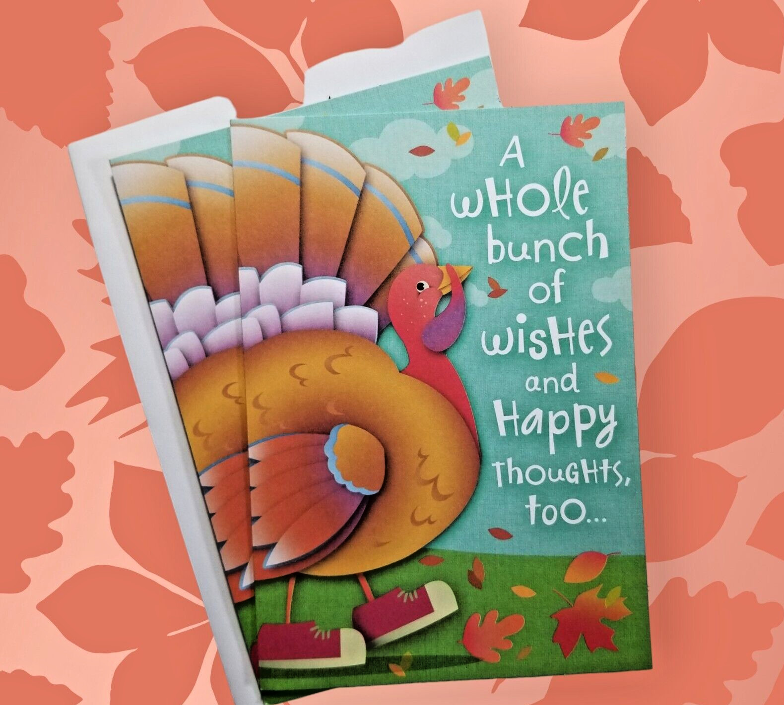 Thanksgiving Greeting Cards Turkey General Anyone Any Age Set of 2 Cards