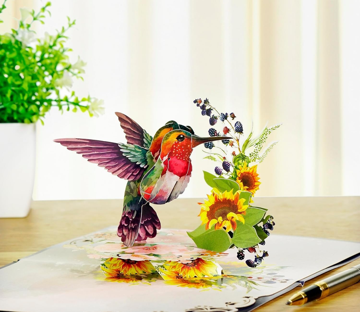 Floral 3D Pop Up Card – Birthday, Mothers Day