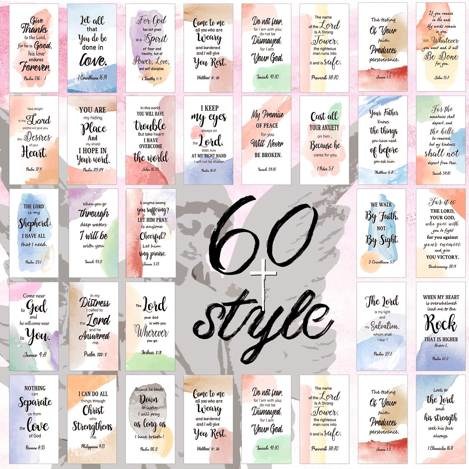 240 Pcs Bible Verse Cards with Full Scripture Bulk Mini Prayer Cards Women Me…
