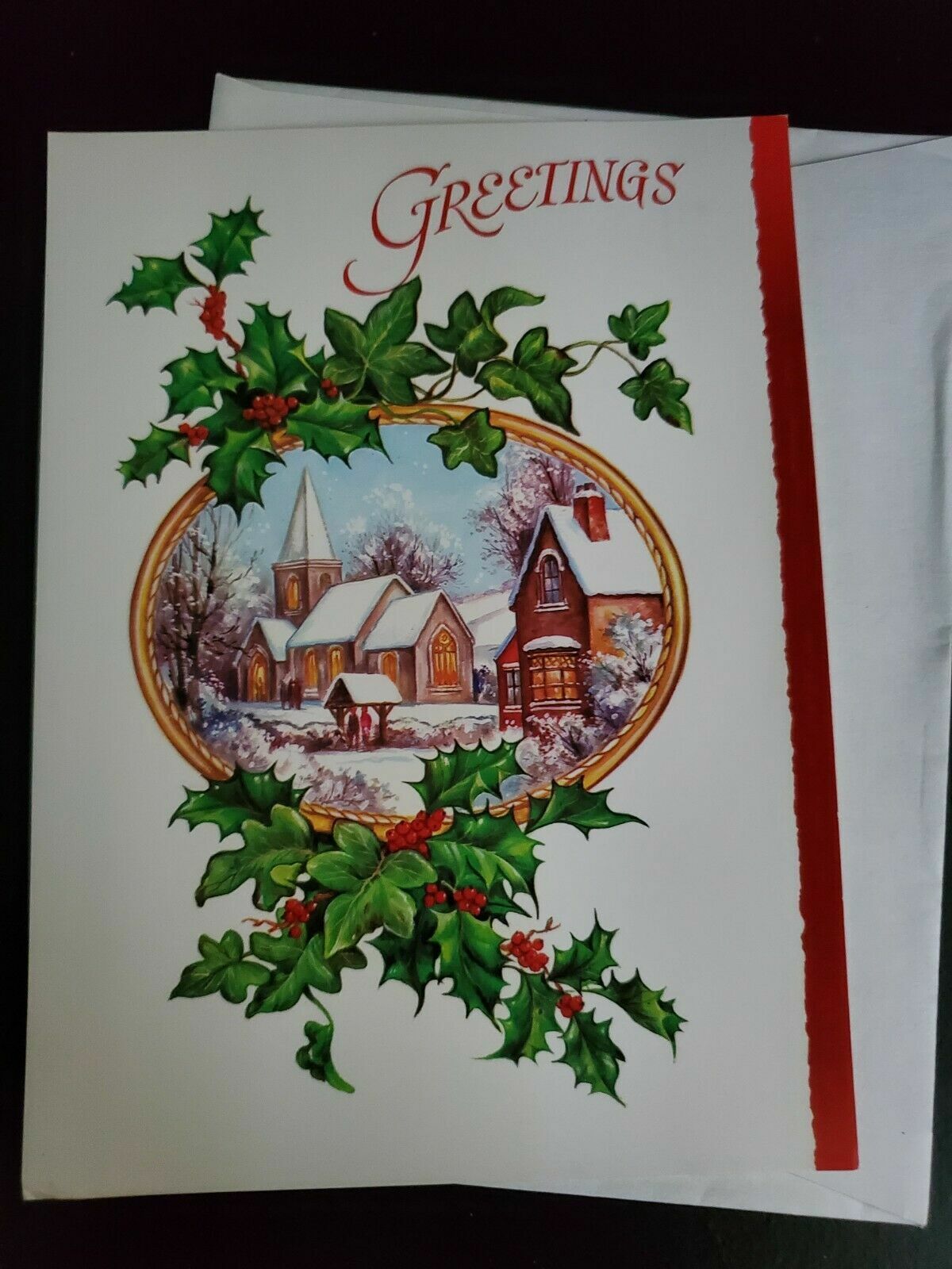 Single Christmas Holiday Season Cards Card Group F