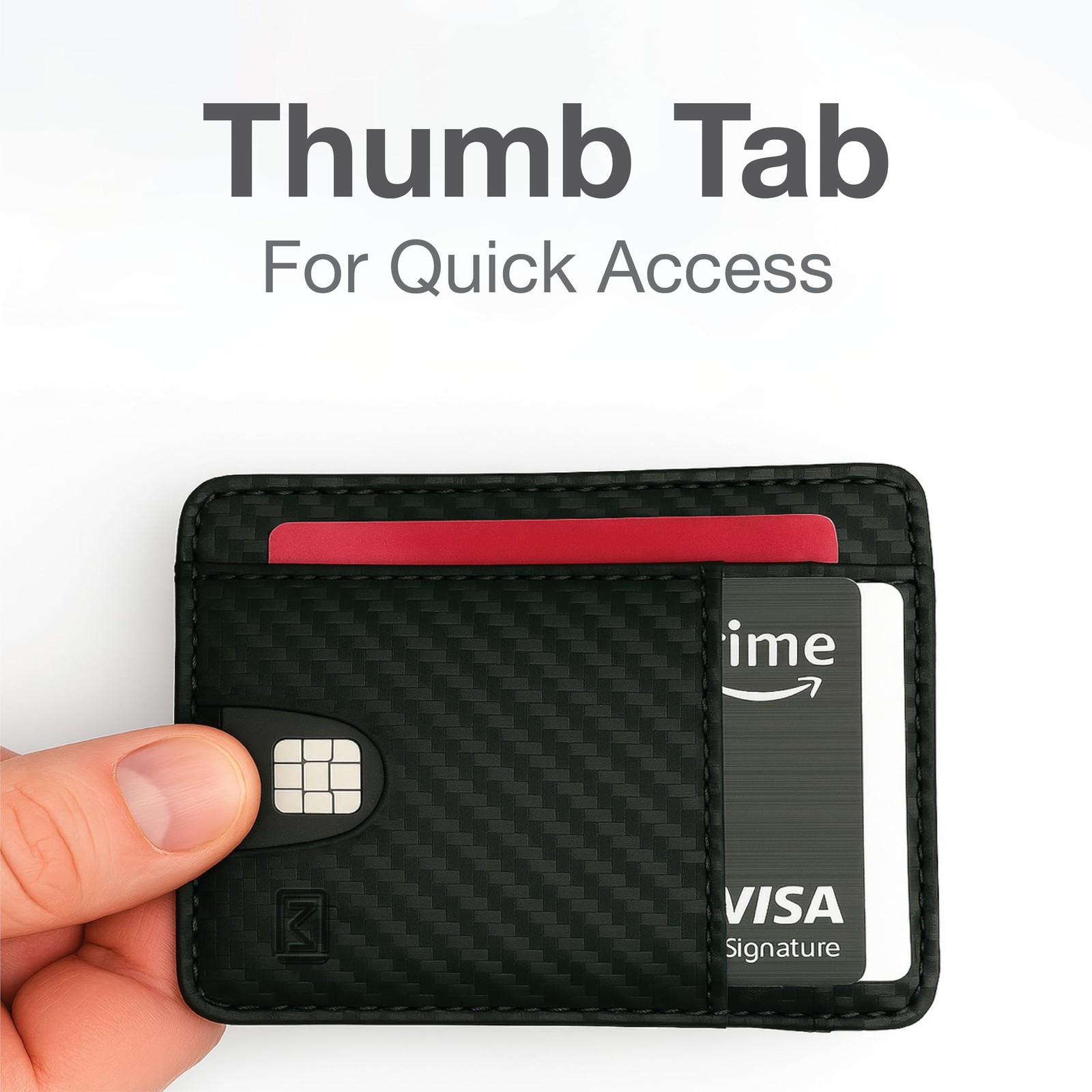 Slim Wallet – Minimalist Credit Card Holder for Men and Women, Small Front Po…