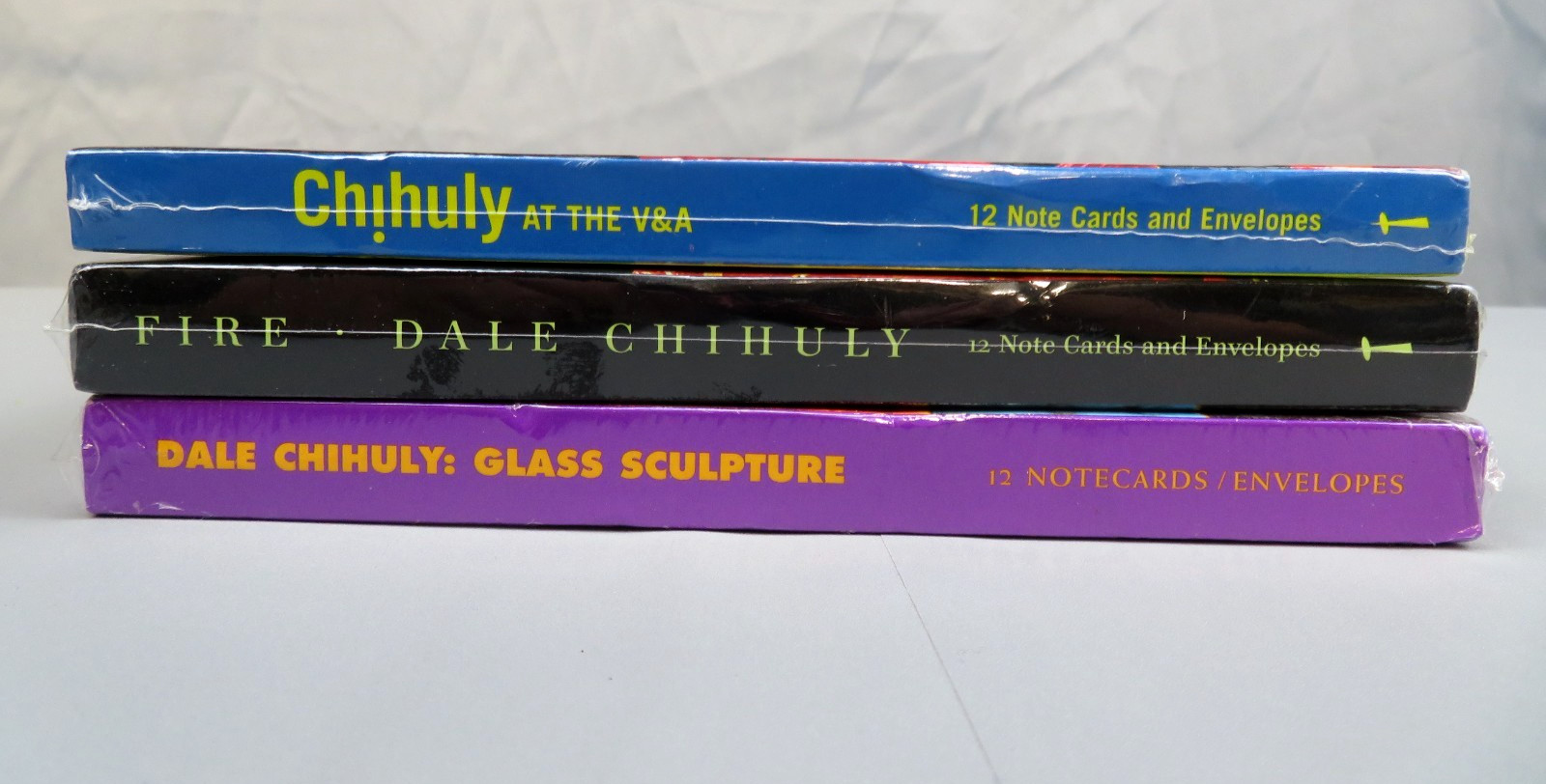 Dale CHIHULY On Paper 12 Note Cards & Envelopes At The V&A Glass Sculpture Fire