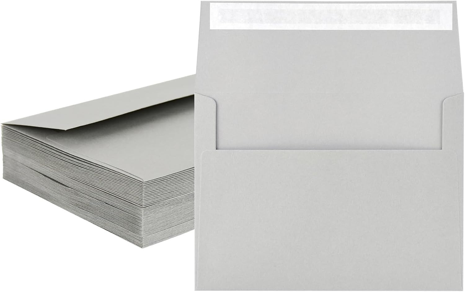 50 Pack A2 Envelopes for Invitations,4.37X5.75 Inches,4X5 Envelope Gray Self Sea