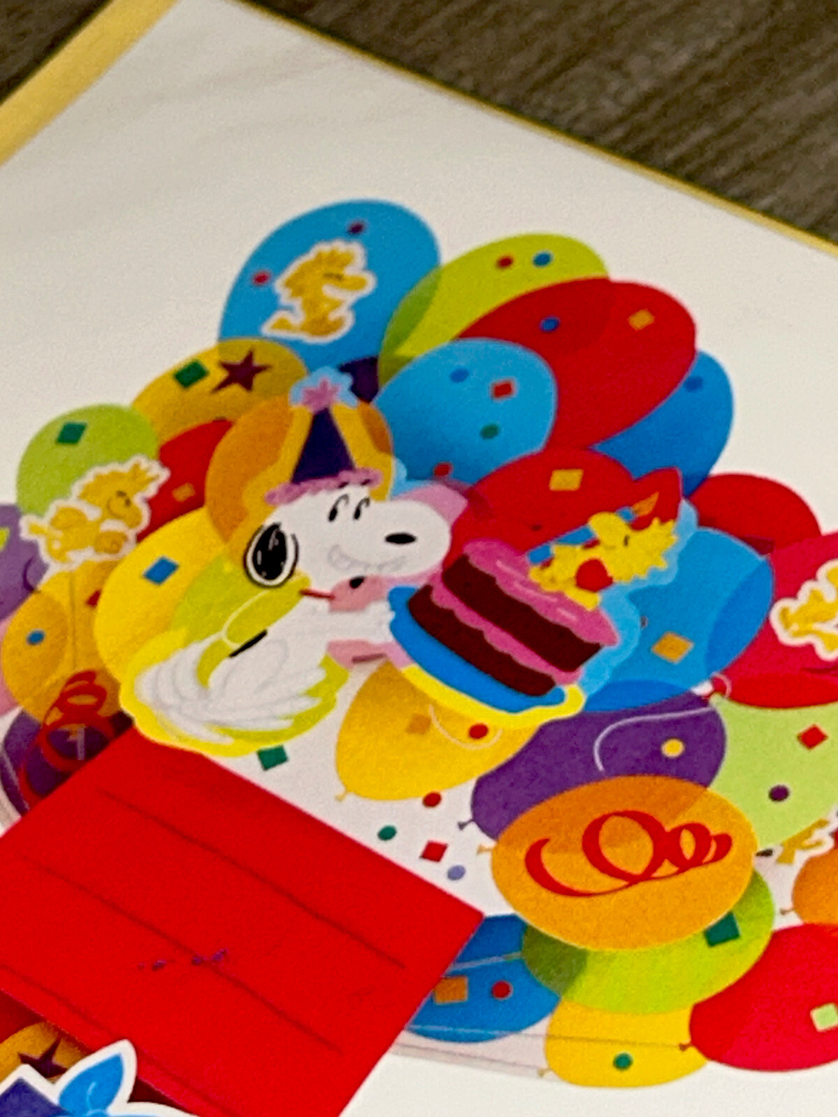 NEW Hallmark Peanuts Paper Wonder Pop-Up Birthday Greeting Card Snoopy Balloons