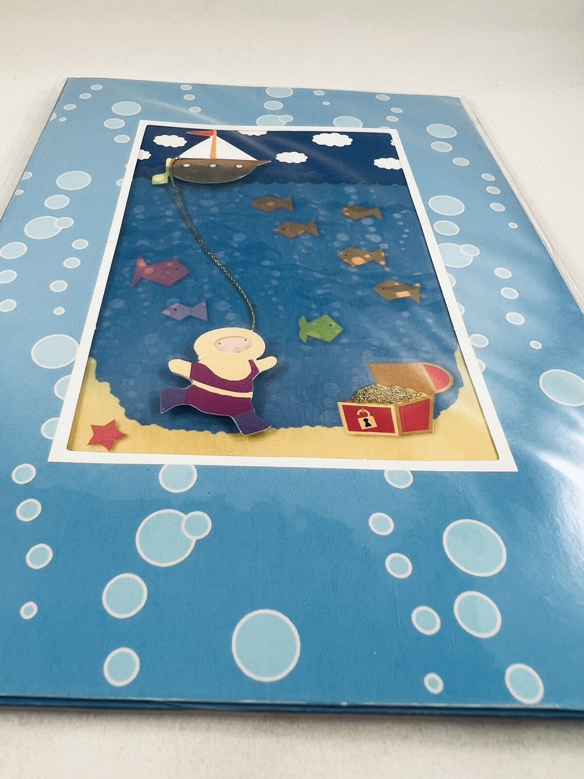 Birthday Treasure Adventure 3D Paper Magic Group Greeting Card 5.5″ x 7.75″