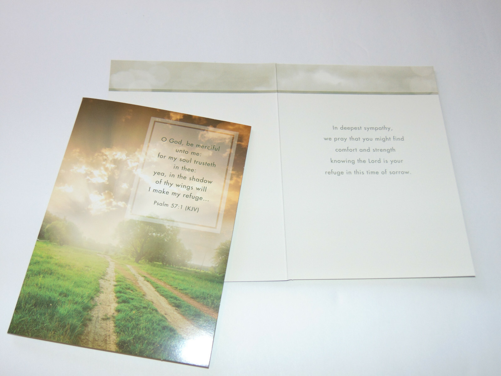 BOX 12 Christian SYMPATHY & SENTIMENTS Greeting Cards, KJV Bible Scripture Verse