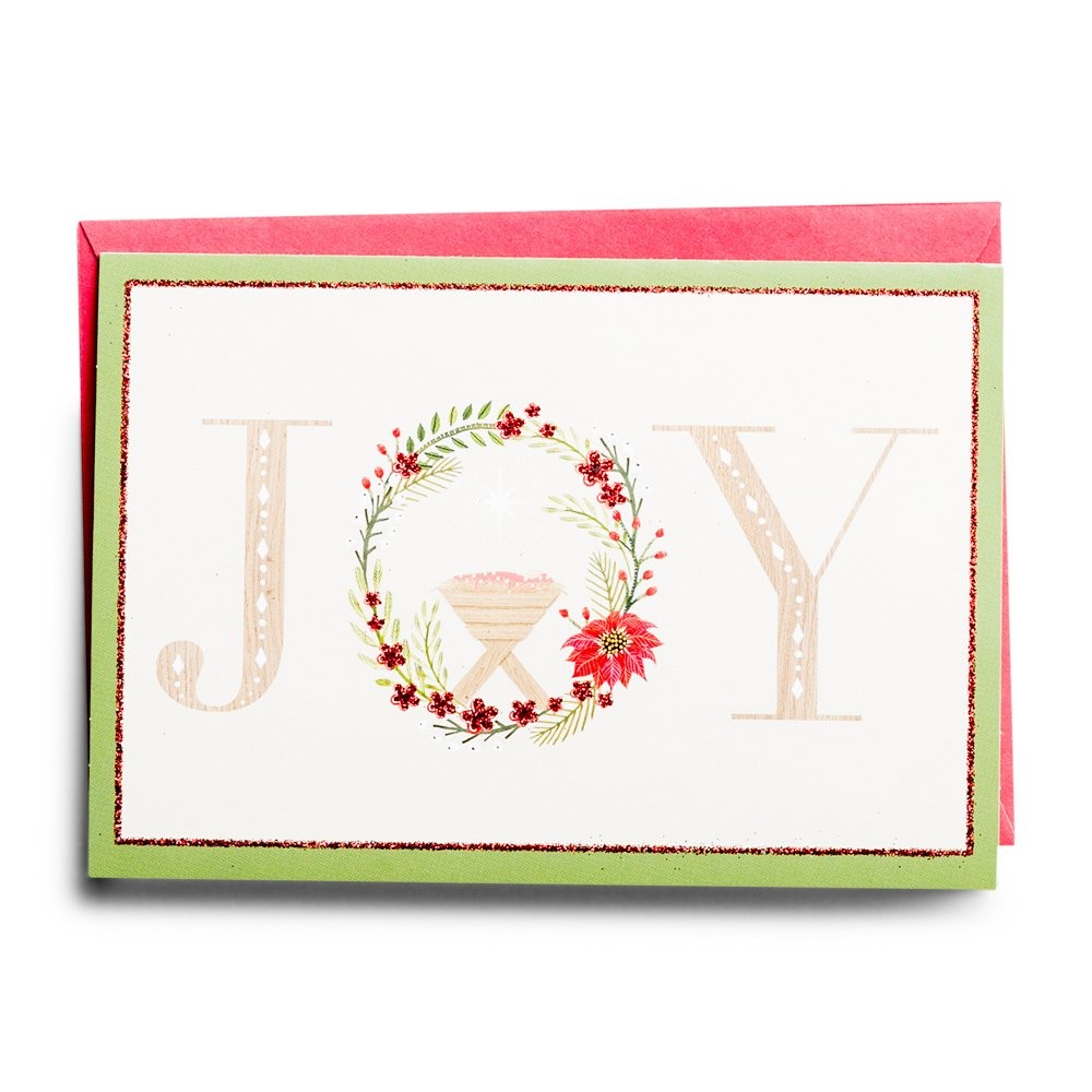 Joy – 18 Boxed Christmas Cards and Envelopes, KJV (60643)