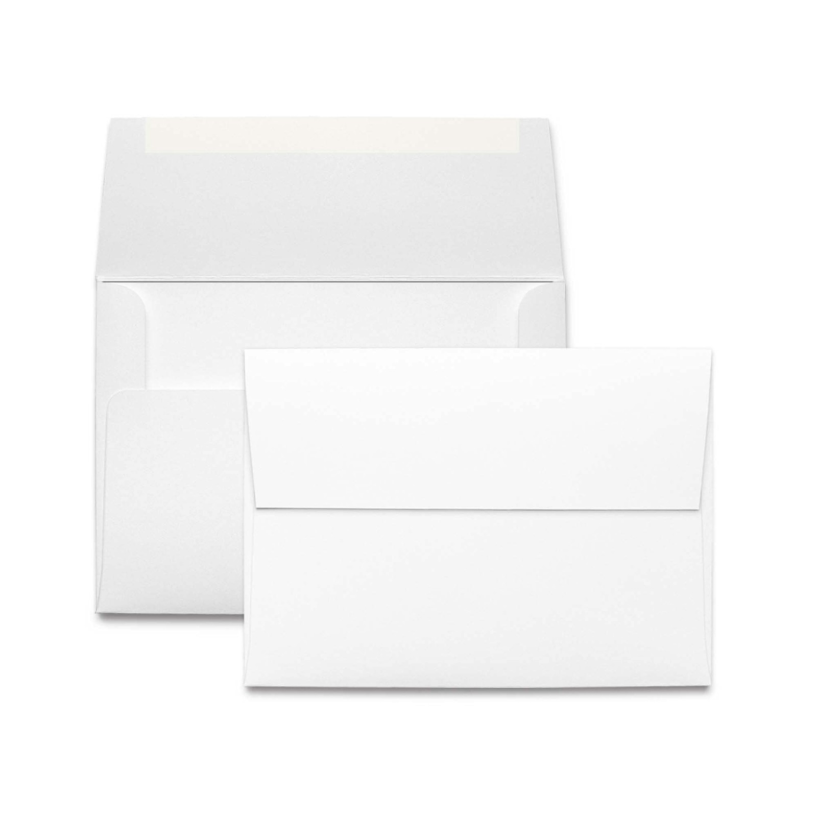 A7 White Self-Seal Envelopes 5.25″ x 7.25″ 28lb Bond(105gsm) 50 Pack