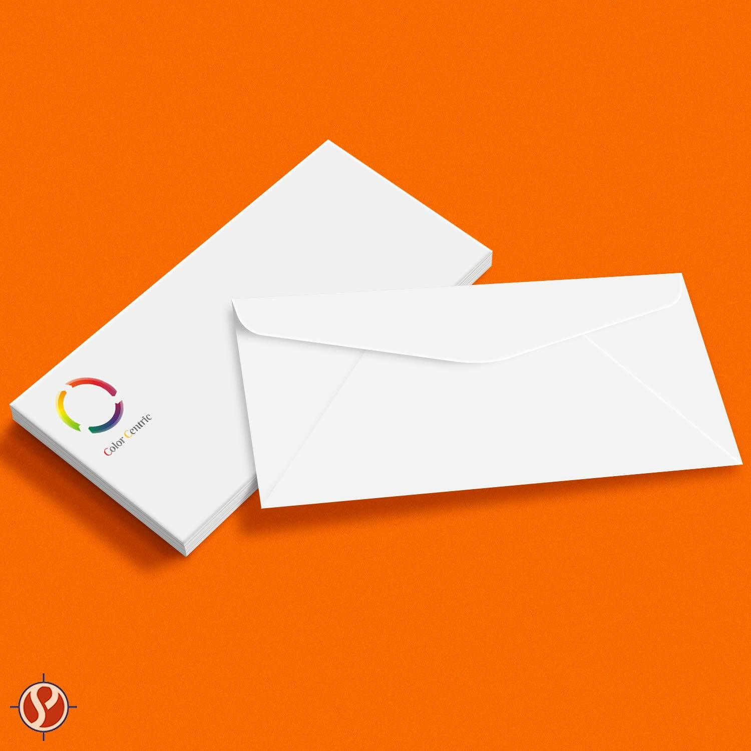 Bright Color #10 Business Envelopes, 4 1/8 x 9 1/2, 24w (90gsm), 50 Per Pack