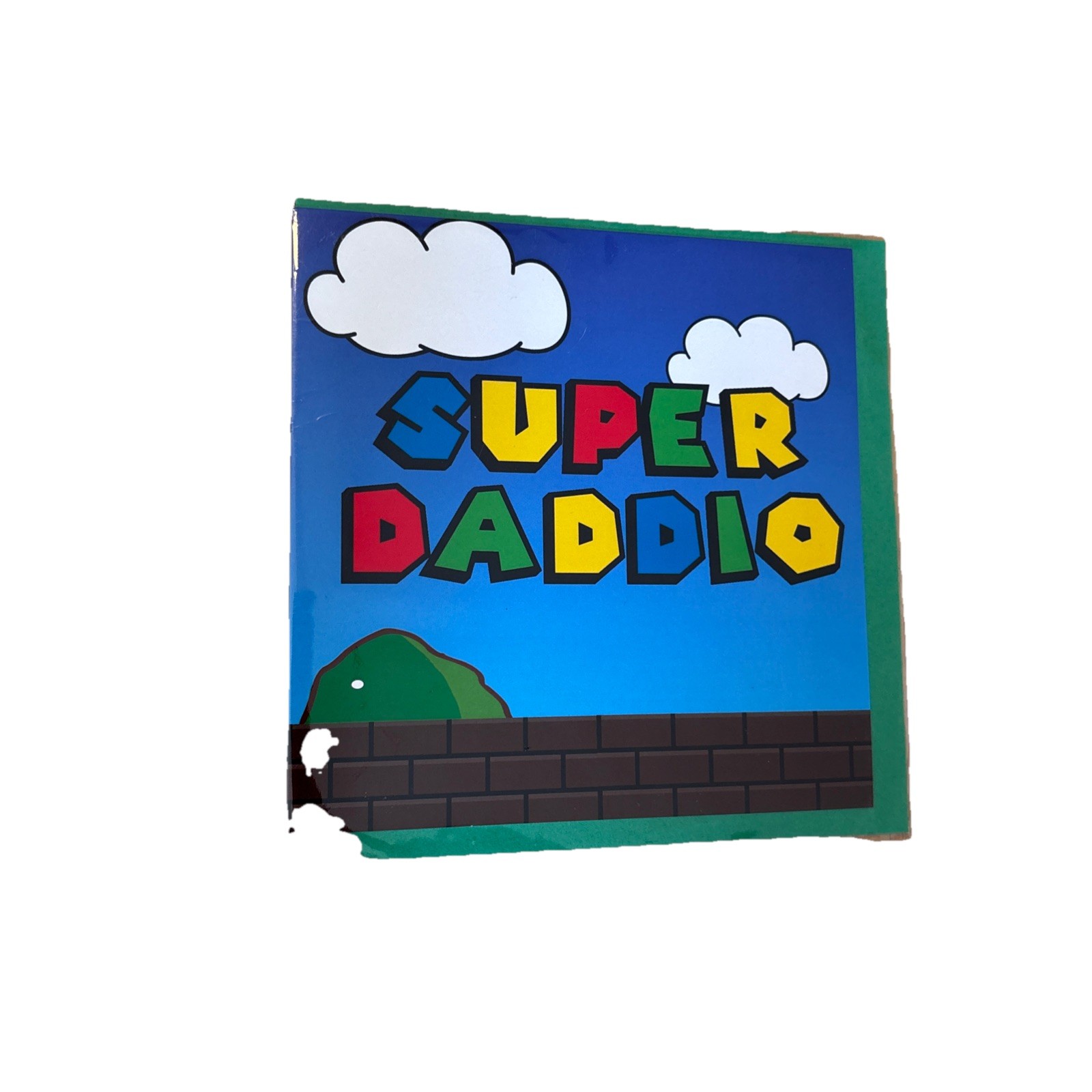 B-Day GAMER CARD Super Daddio Card Birthdays special occasions any Time Bl nk