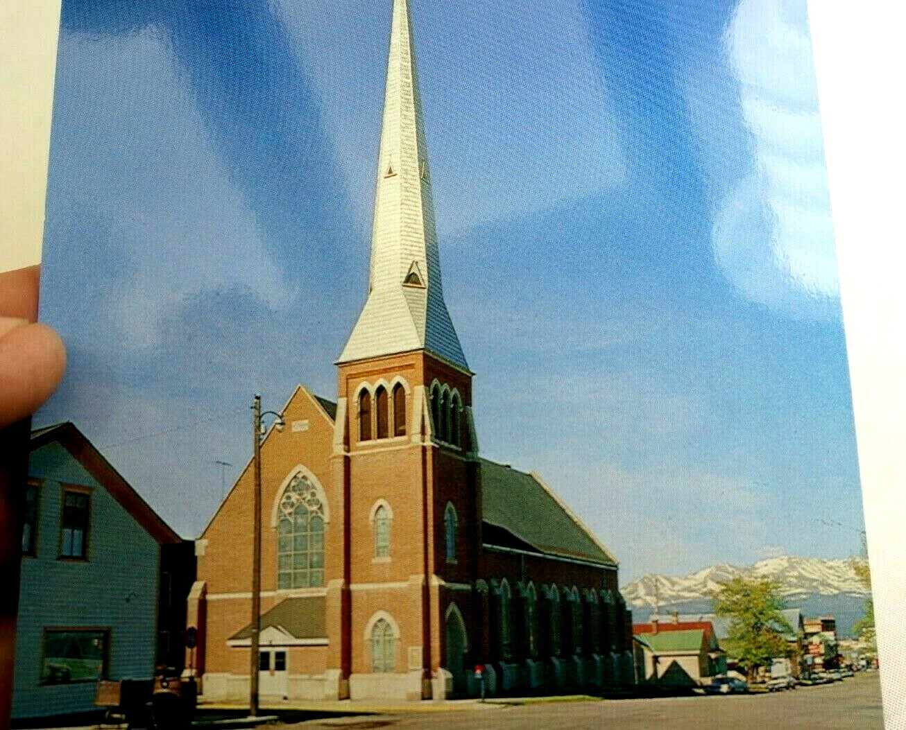 Church of Annunciation Leadville Colorado Americana Post Card 1960’s vintage USA