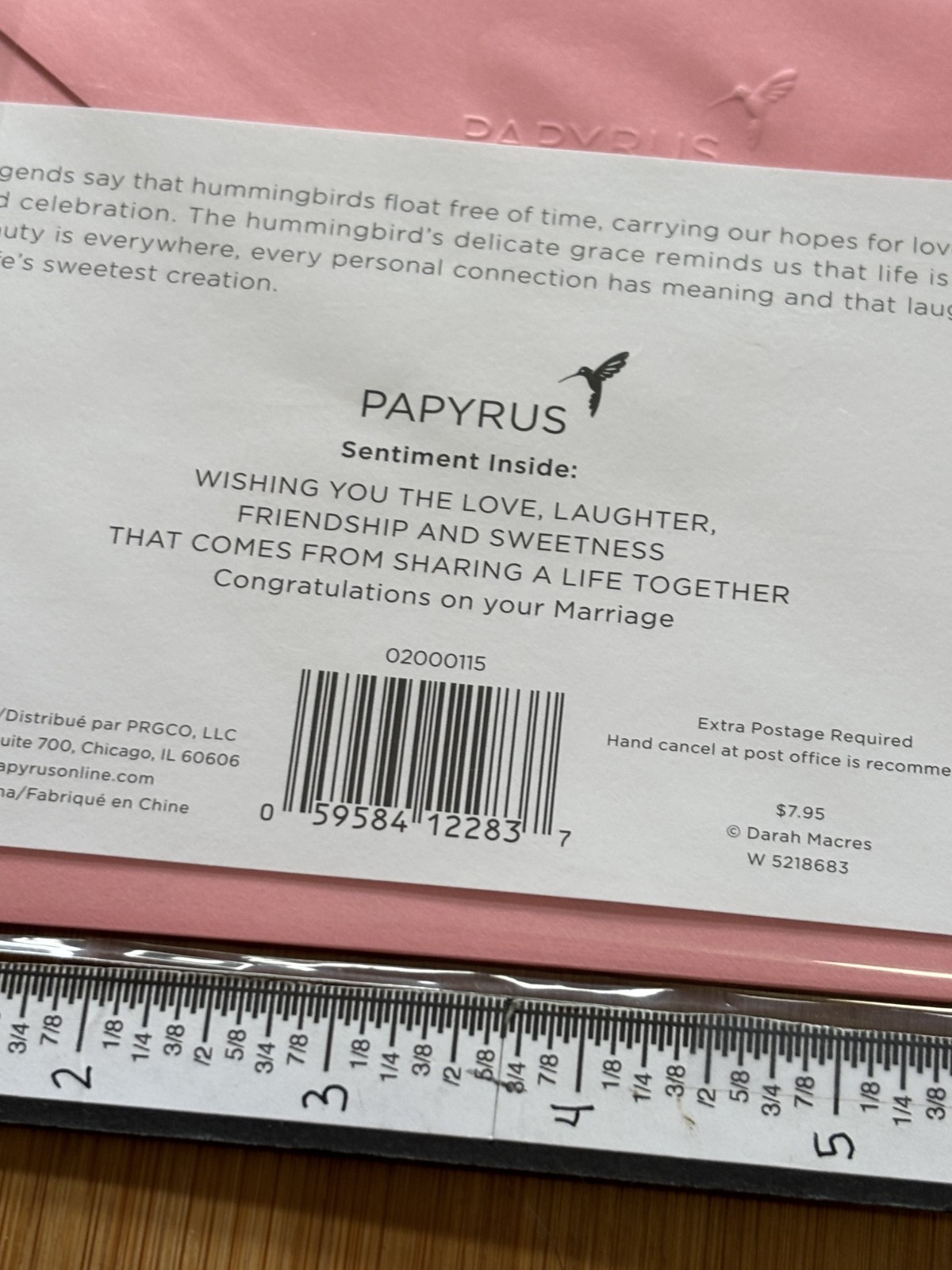 Papyrus Embellished Greeting Card ON Your WEDDING DAY Fan Marriage Floral Cutout
