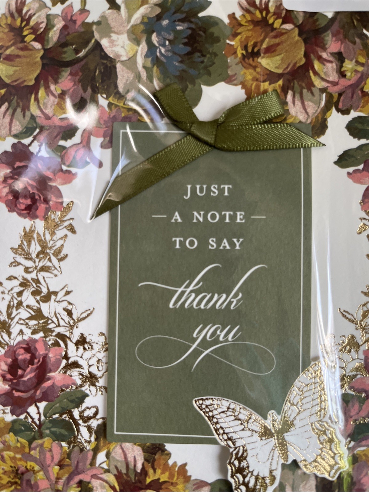Anna Griffin Christmas 2D Francesca Thank You Card- Beautiful And Classy!