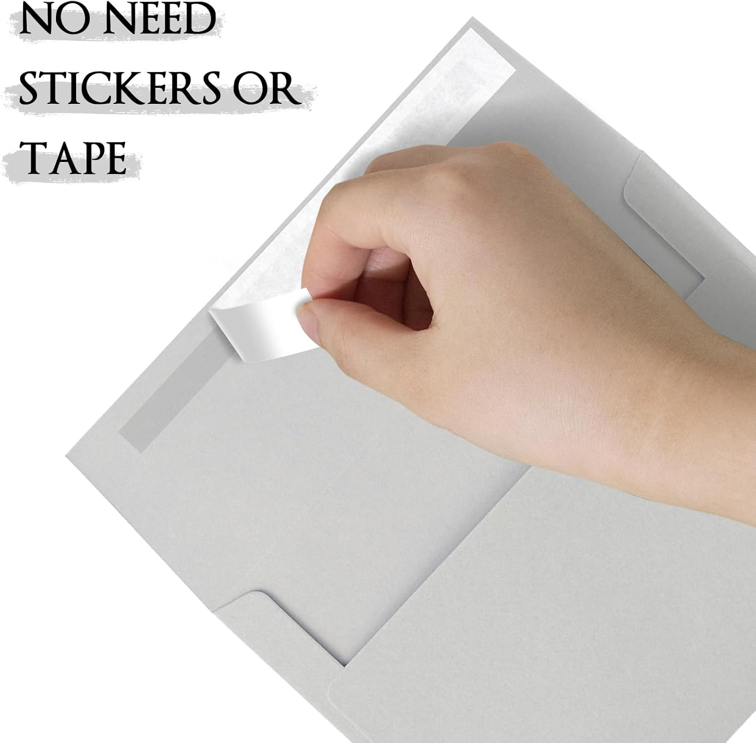 50 Pack A2 Envelopes for Invitations,4.37X5.75 Inches,4X5 Envelope Gray Self Sea
