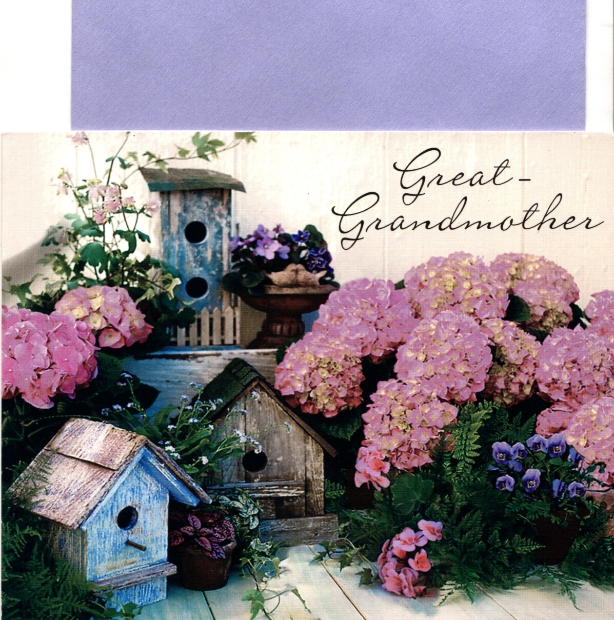 Happy Easter Great-Grandmother Birdhouse Birdhouses Hallmark Greeting Card