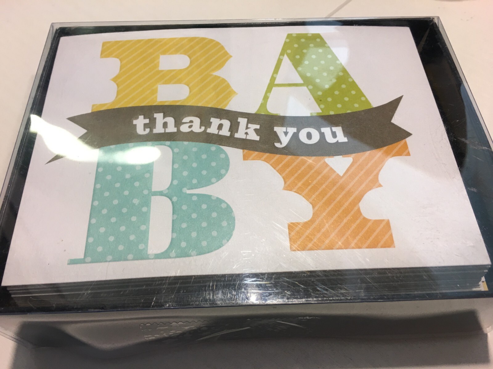 23 BABY SHOWER UNISEX HALLMARK gift thank you notes note cards & ENVELOPES 4×5