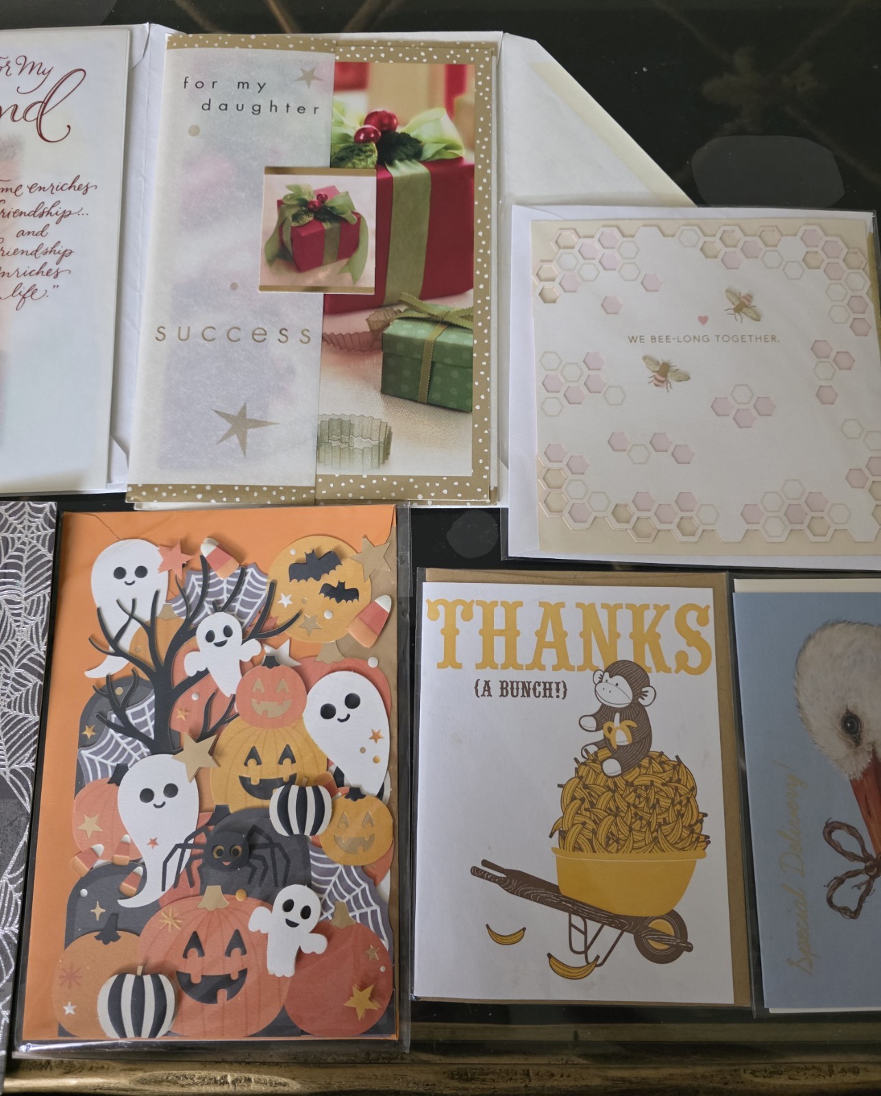 HUGE Lot Of Assorted Holiday Hallmark Cards. Over 70+ Unique Cards