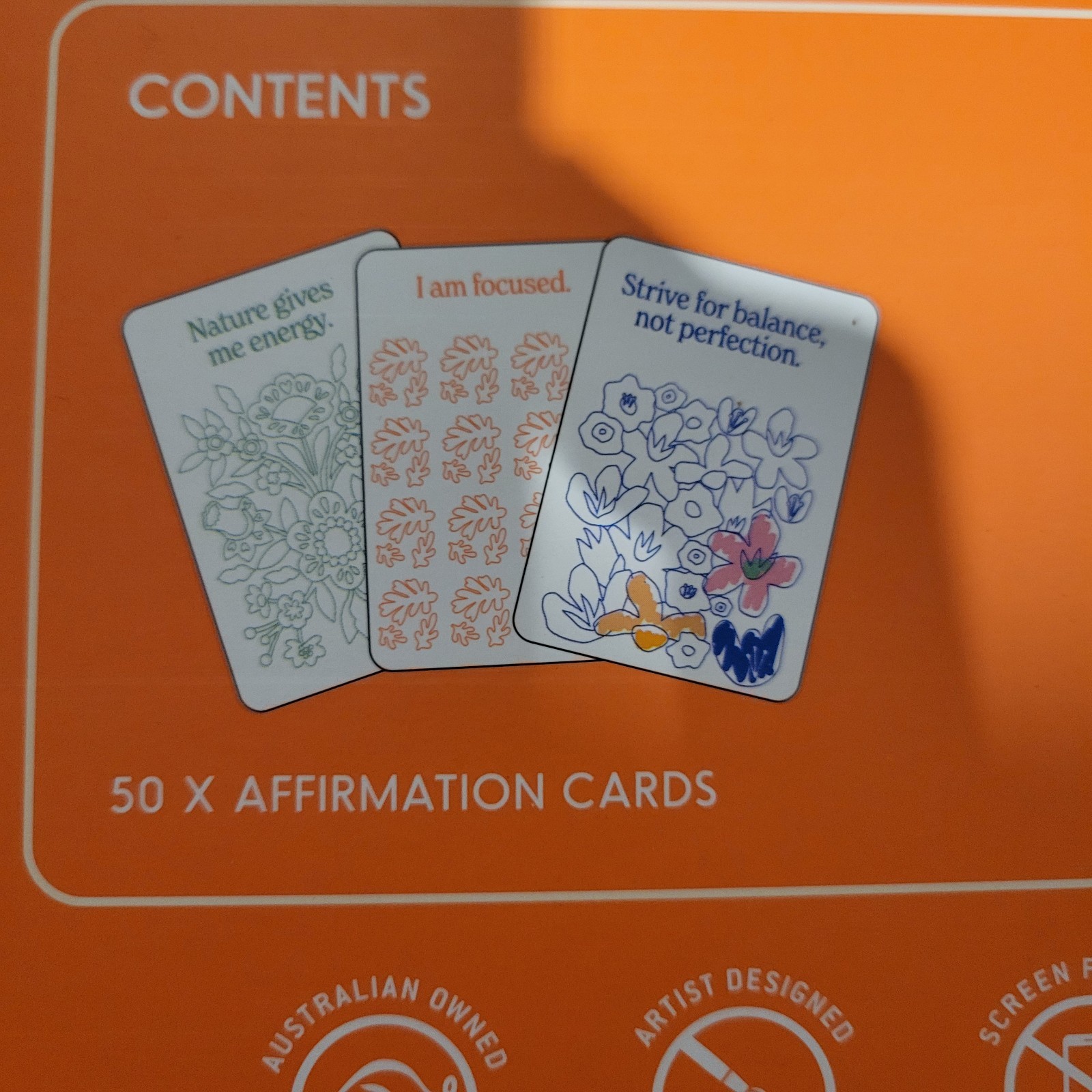 Journey Of Something Color your Own Affirmation Cards ~ 50 Cards / 6 Dual Marker