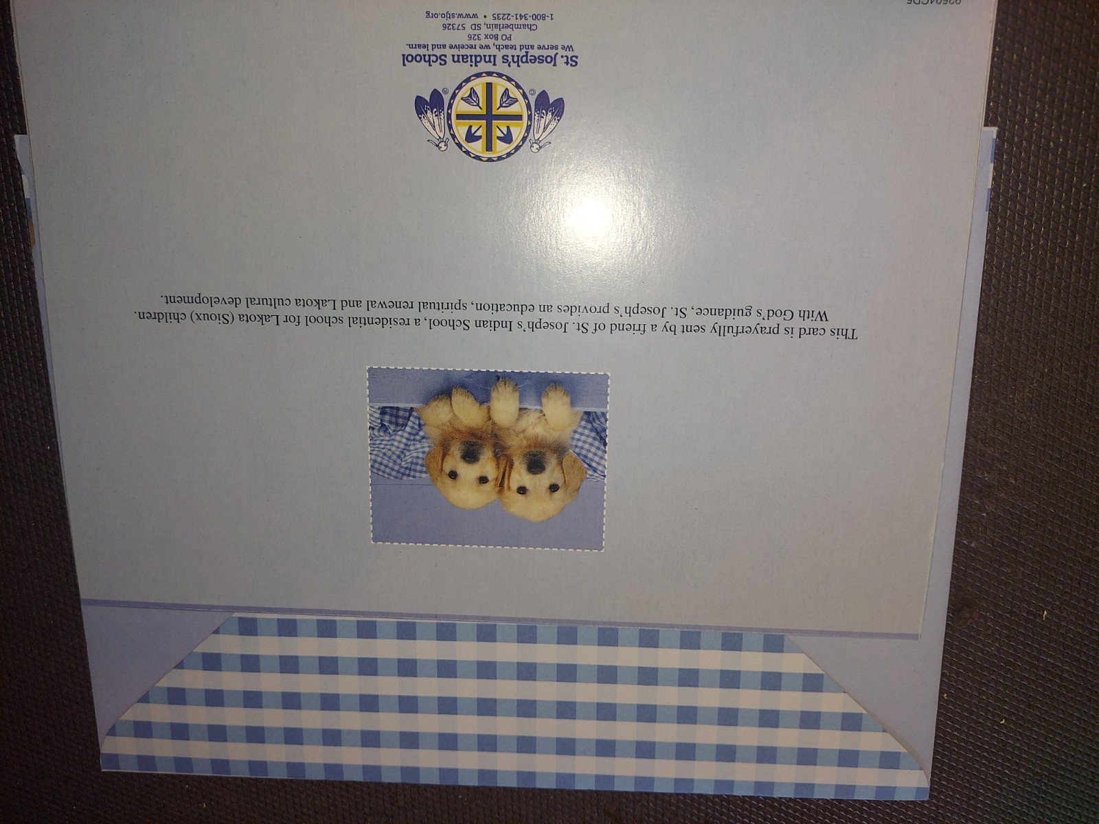 A GET-WELL WISH FOR YOU Puppies Greeting Card 4.75 X 6.75″