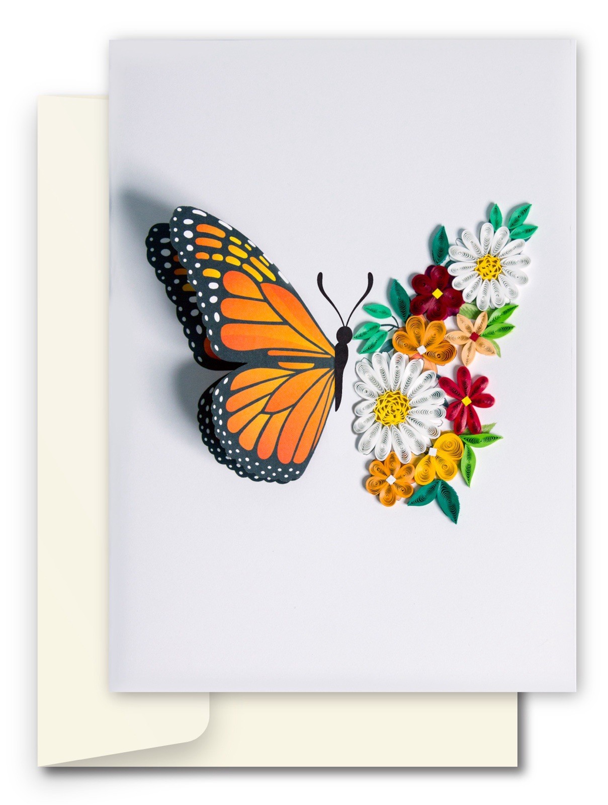Handmade Butterfly 3D Quilling Card – 3D Greeting Card