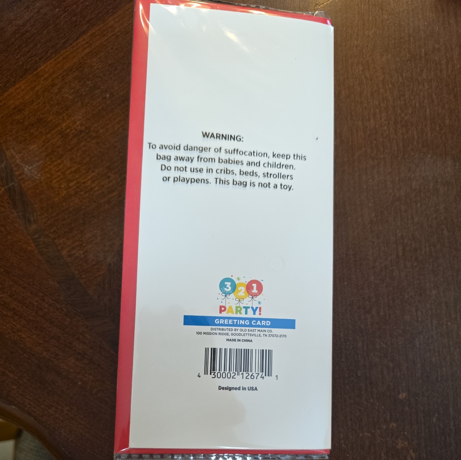 Merry Christmas Greeting Card with Envelope