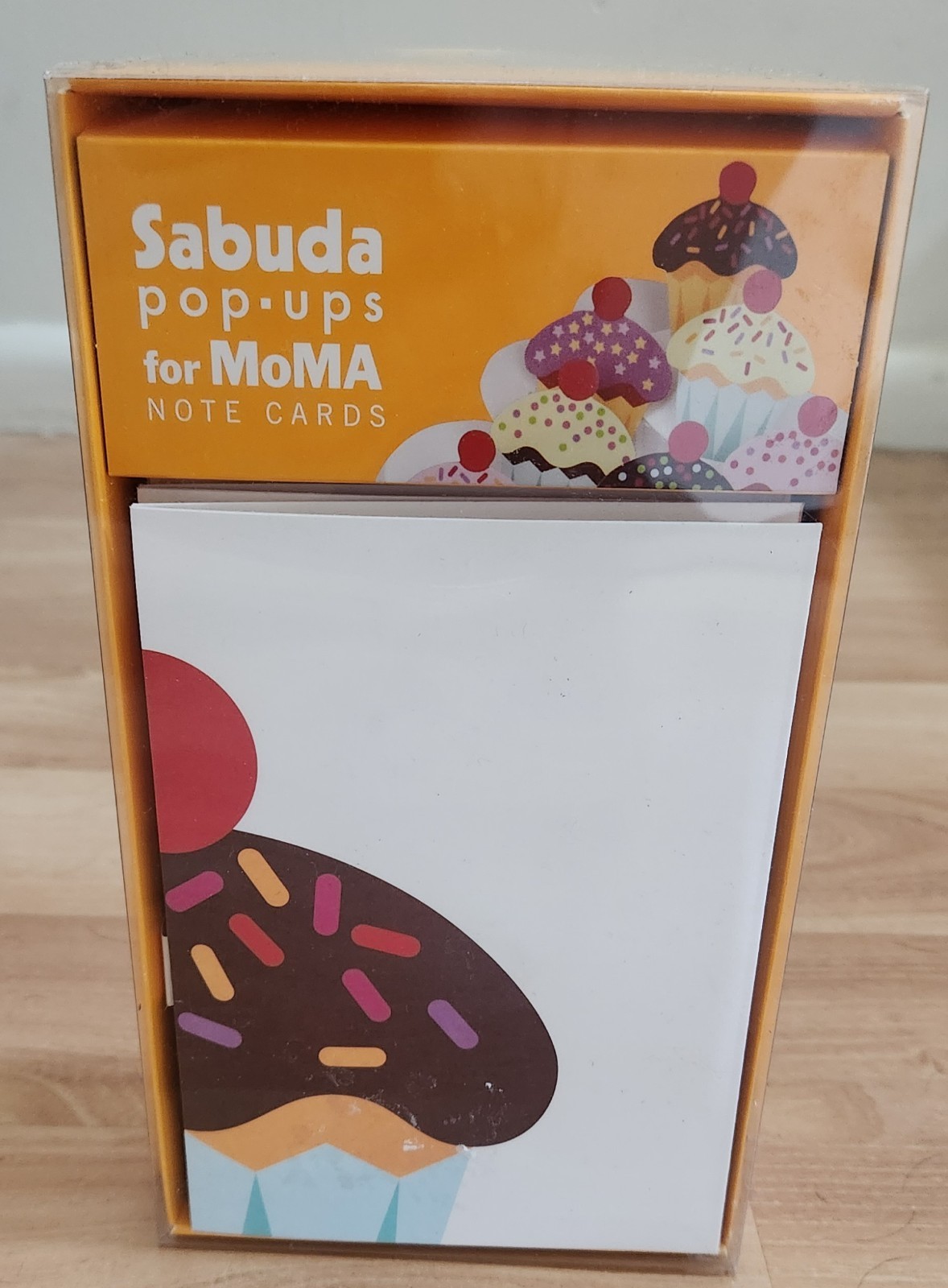 Robert Sabuda. CUPCAKES Pop up Note Cards 6 Cards/Envelopes for MoMa NEW in box.