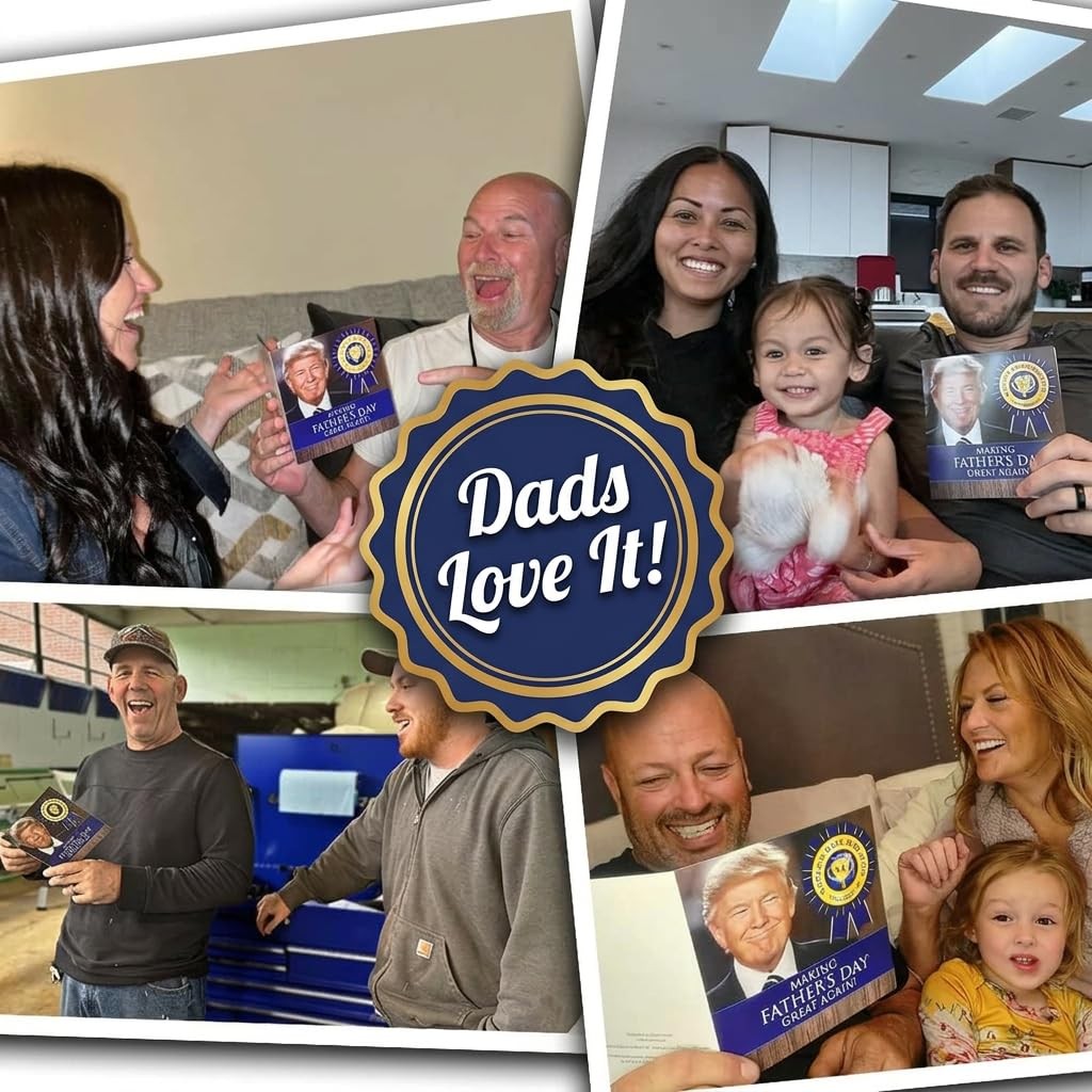 Make Dad Great Again Talking Card | Funny Father’s Day Gift