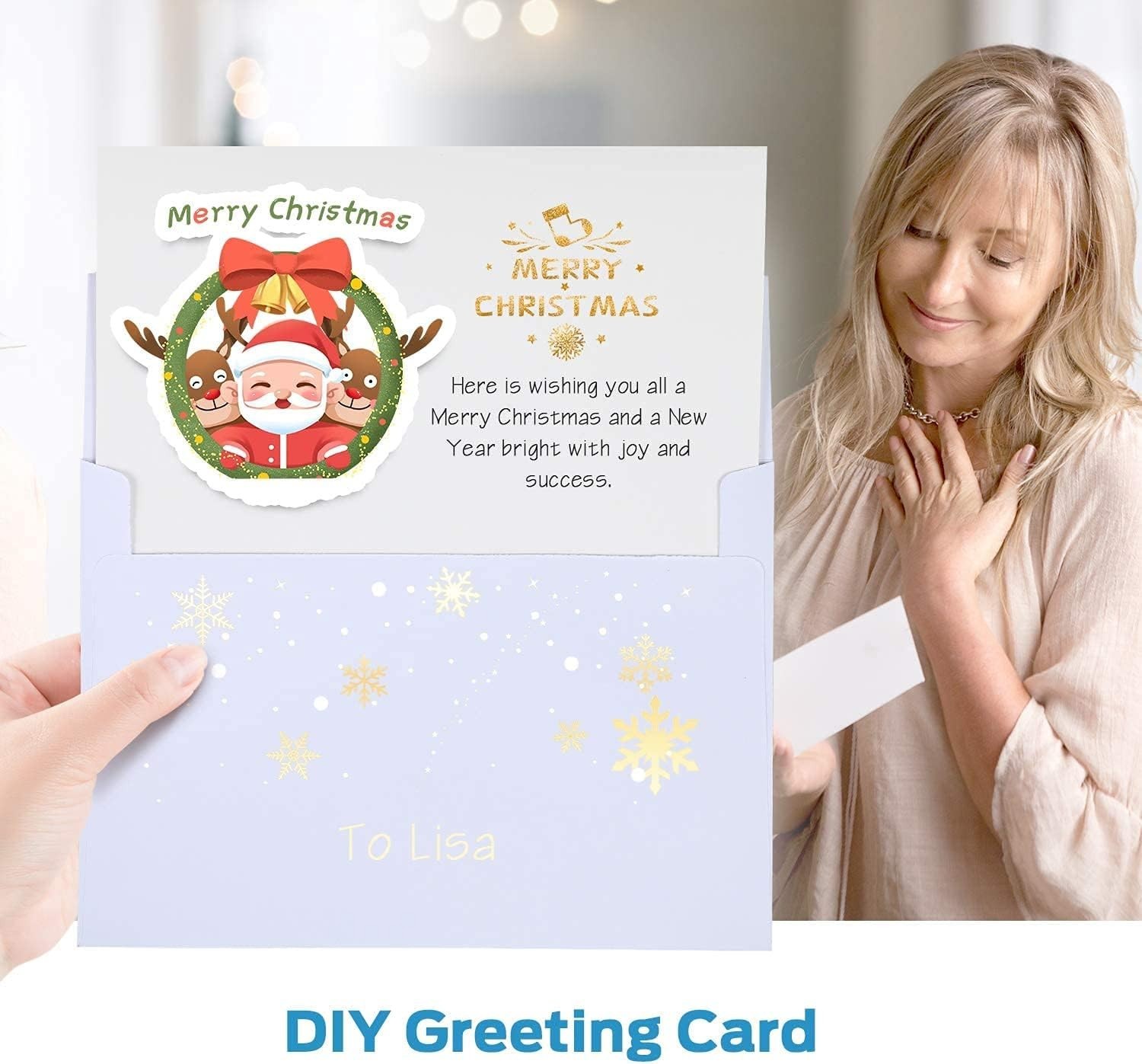 Customizable Blank Cards & A4 Envelopes – 100 Heavyweight Set for Card Making