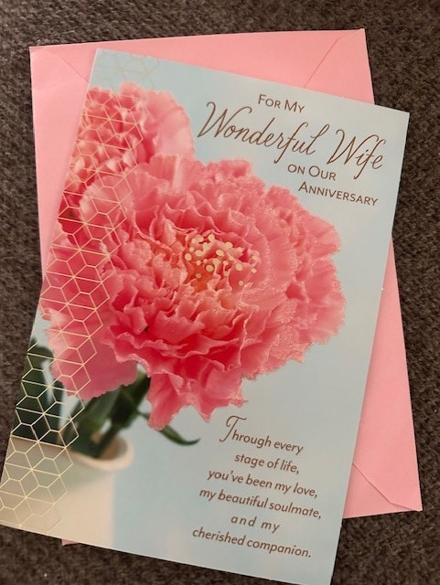 For My Wife on our Anniversary Hallmark Greeting Card TXA97