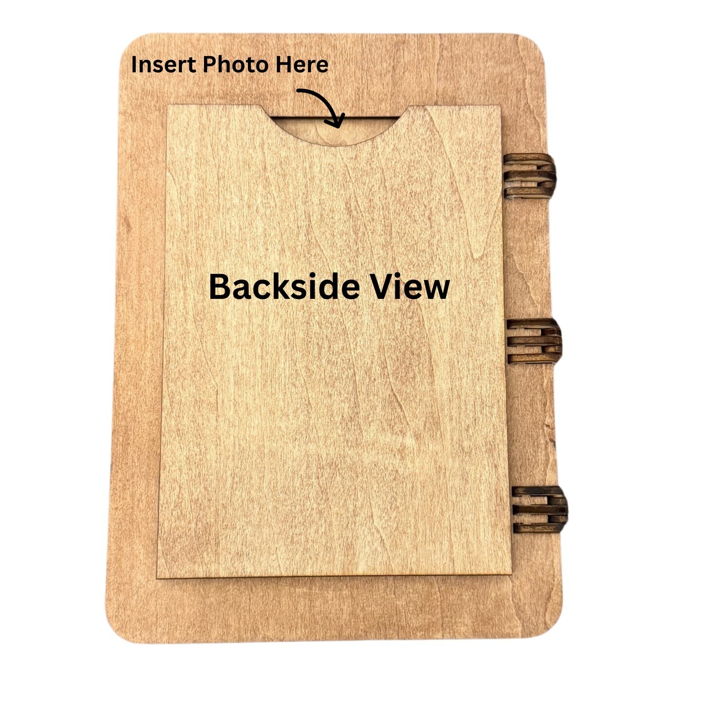 Wood Graduation Greeting Card 4×6 Picture Frame, Engraved Keepsake Card, Gift