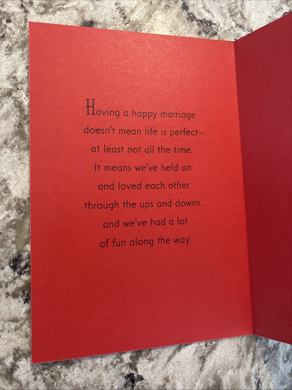 Valentine’s Day For My Husband Two Hearts 1 Love 5.5”x8” Hallmark Greeting Card