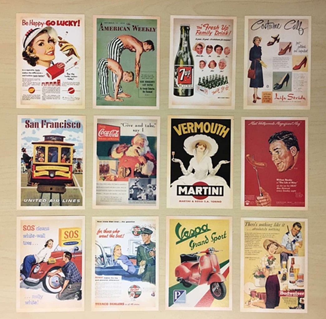 Collectable Vintage Postcards Bulk Pack 128 Pcs
