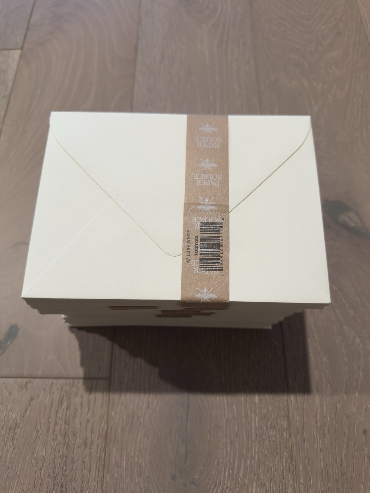 Paper Source A7 Superfine Soft White Envelopes, Qty: 179, New, $116 Value