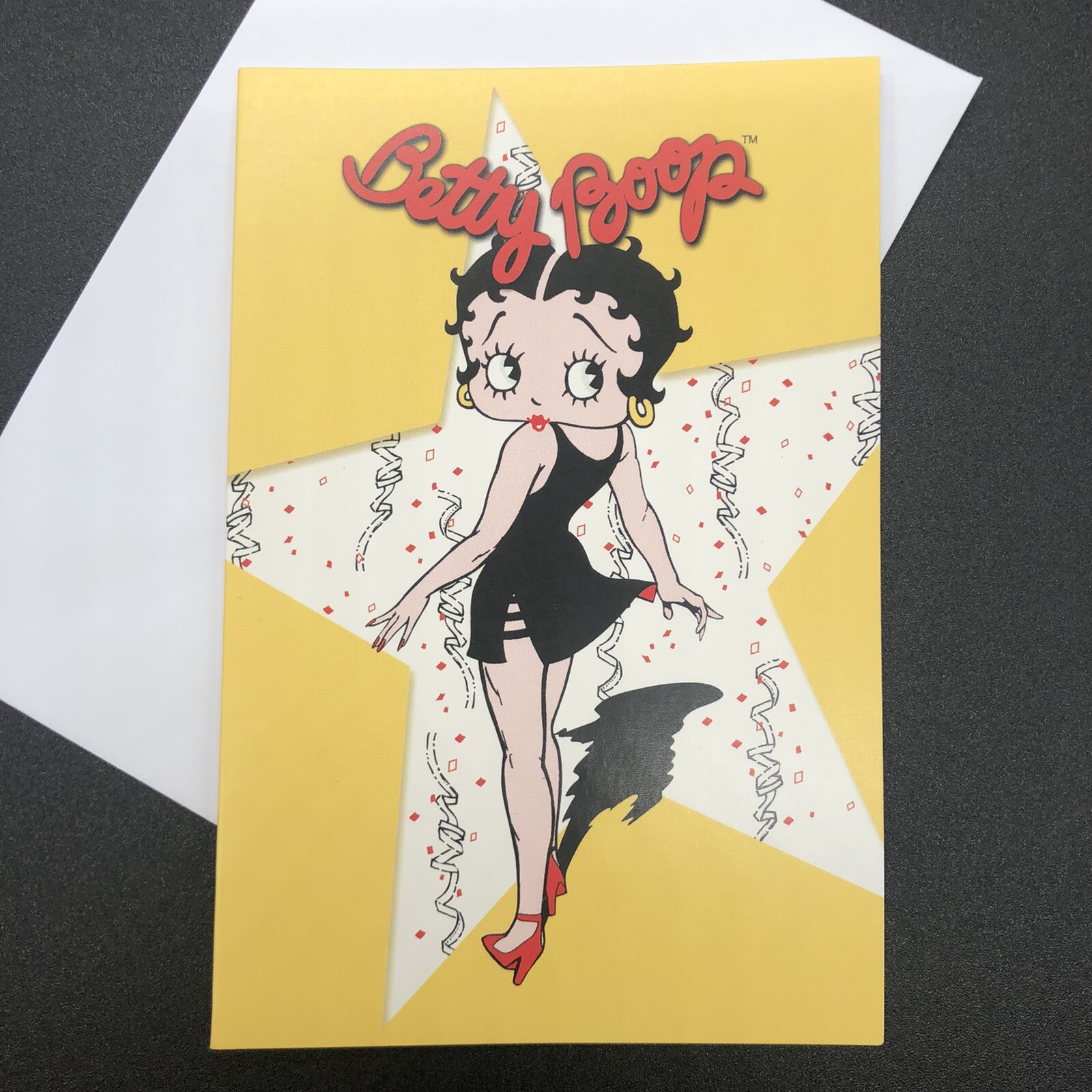 Betty Boop Cards Blank Notecards Envelopes Set Of 4 Different Colors Clean 2003